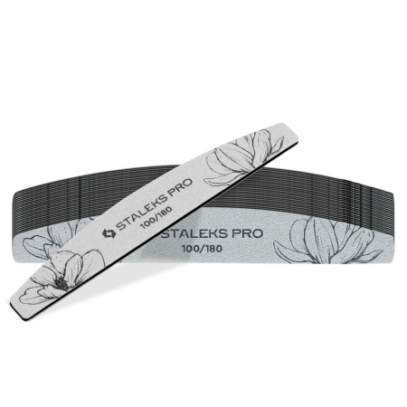 Expert - Set 25 pile unica folosinta semiluna, Staleks Expert 40, granulatie 100/180, NFE-40-100/180-25