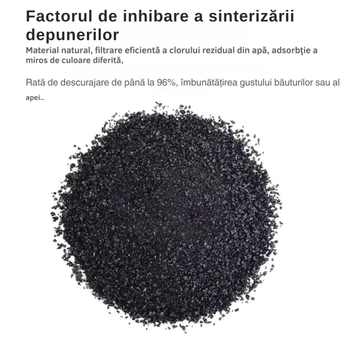 Rezerva Cartus Filtrant din Carbon Activ pentru Filtru Inox, Filtreaza pana la 3L/Minut, Durata de Viata 2-3 Luni, Intrare 18MM, Carbune Activ [4]