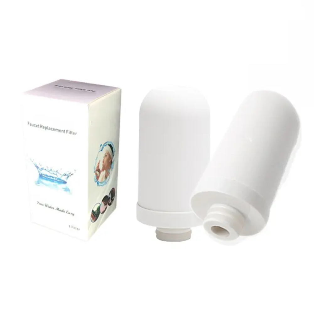 Rezerva Purificator de Apa cu 7 Stagii de Filtrare, Indeparteaza Clorul, Metale Grele, Rugina, Materia Organica| Durata de Viata de Pana la 6 Luni, Carbon Activ, Alb [6]