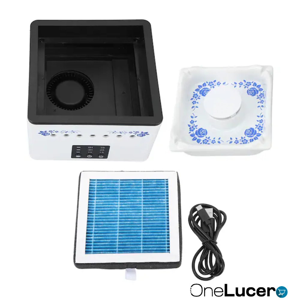 Scrumiera electrica  cu filtru purificare aer [5]