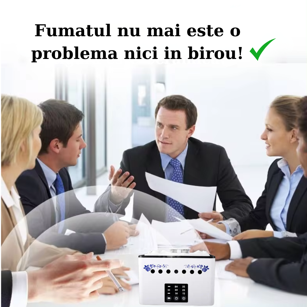 Scrumiera electrica  cu filtru purificare aer [3]