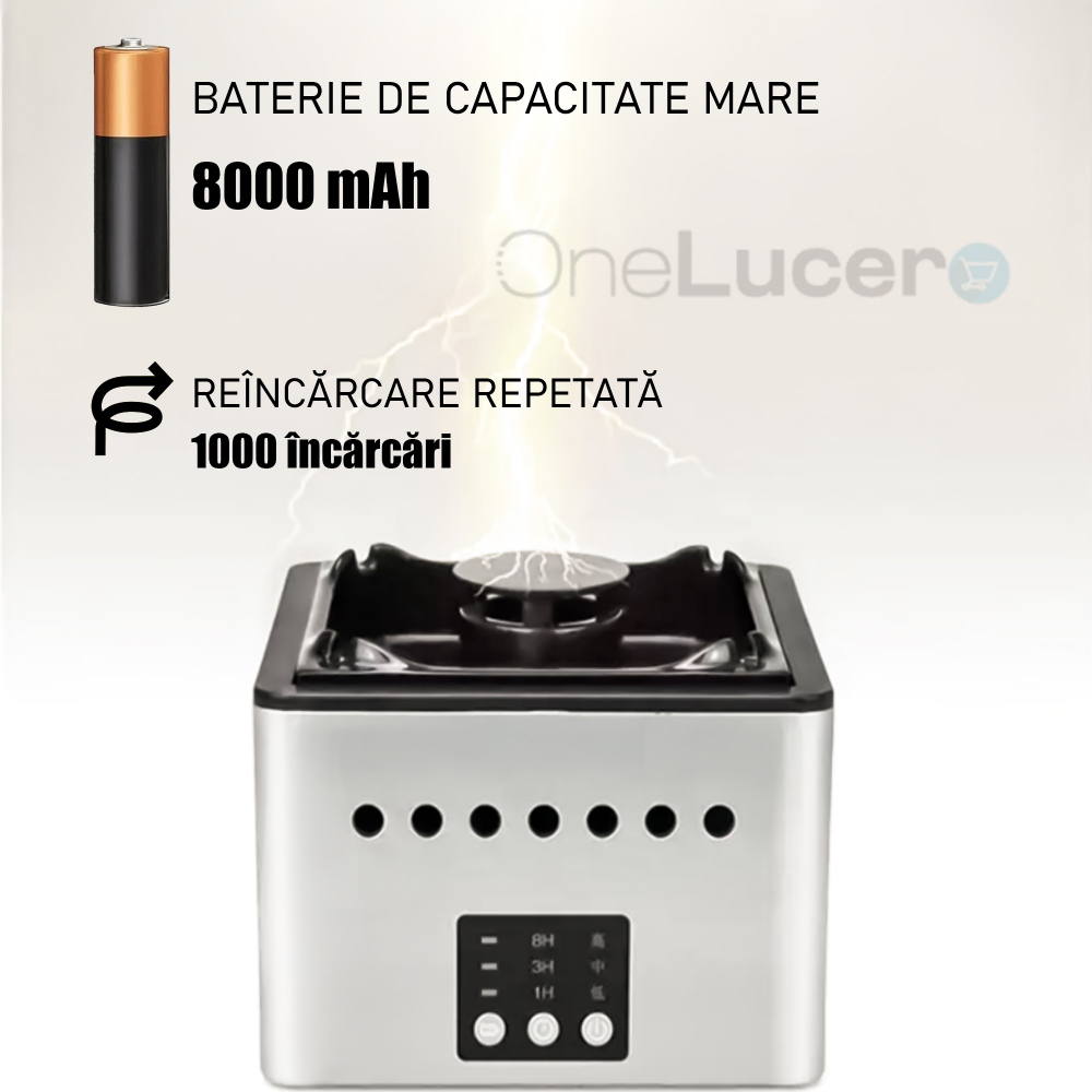 Scrumiera electrica  cu filtru purificare aer [8]