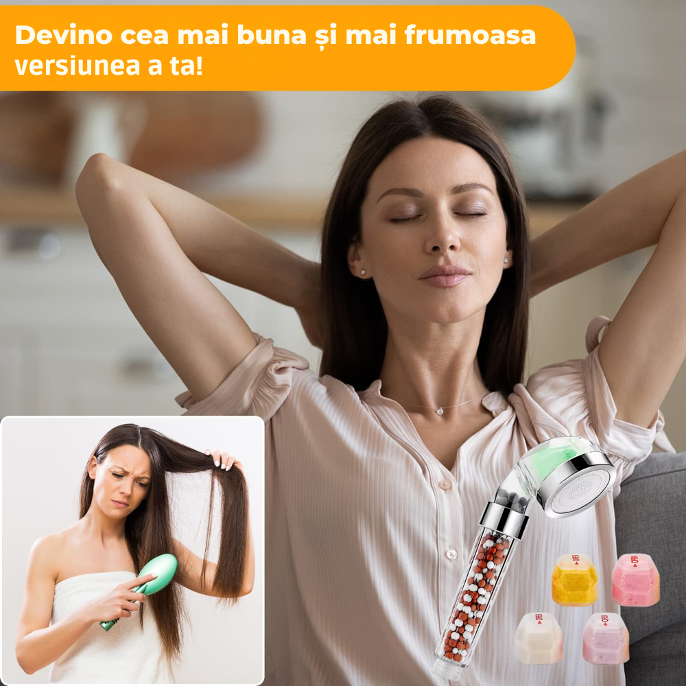 para de dus premium cu vitamina c, filtru ionic, si 4 rezerve de aroma [7]