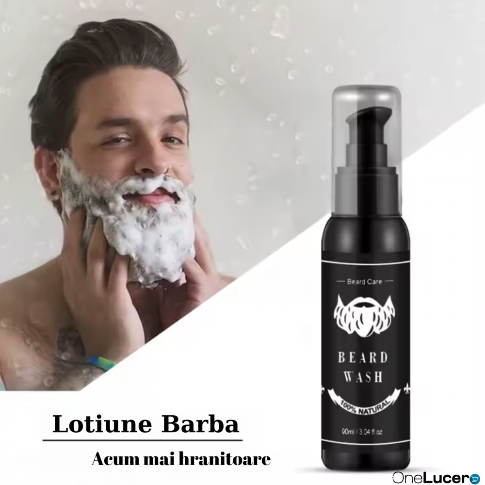 Set Premium Pentru Intretinerea si Stimularea Cresterii Barbii|Lotiune Curatare Barba 60 ML, Ser Stimulare Crestere 30 ML, Ceara 30 G, Derma Roller|Ambalare Tip CADOU [2]
