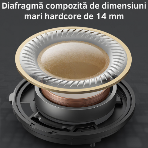 Casti Wireless Model VR06, Carcasa Ecran LCD Full HD 1.9 Inch cu 10 Functii Diferite|BT 5.3, Sunet 360° Stereo HD, Functii ANC si ENC , Difuzor 14mm, Tehnologie 6 Core| Baterie 24h Long Life, Negru [4]