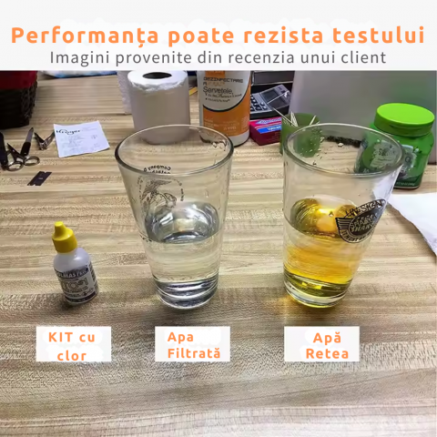 Filtru Profesional Purificare Apa la Robinet, Bucatarie sau Baie in 5 Stagii Filtrare, Carbune Activ, Indeparteaza Clorul, Metalele Grele, Rugina, Sedimentele, Materia Organica, Rotire 360 grade INOX [3]