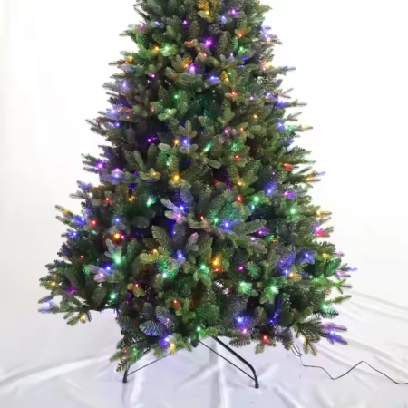 Instalatie cu Muzica si Jocuri de Lumini 100 Leduri, 10m Fir Negru, Becuri Multicolor, Lumina Calda| Interior/Exterior [3]