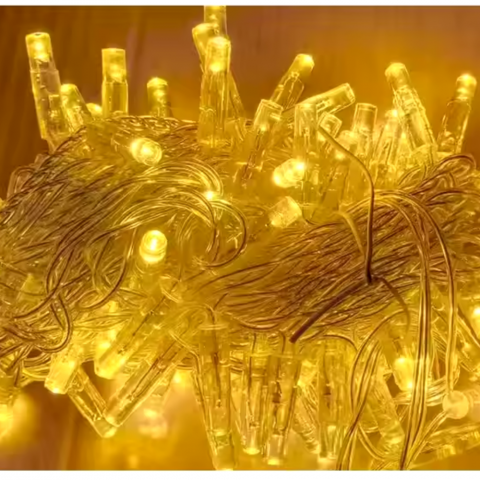 ​​Instalatie Exterior 160 Leduri |Lungime 20m ,Fir Alb, Bec v8| Lumina Alba Calda [2]