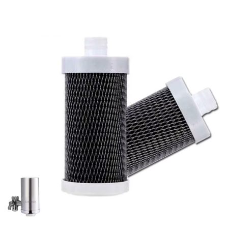 Casă & Grădină - Rezerva Cartus Filtrant din Carbon Activ pentru Filtru Inox, Filtreaza pana la 3L/Minut, Durata de Viata 2-3 Luni, Intrare 18MM, Carbune Activ