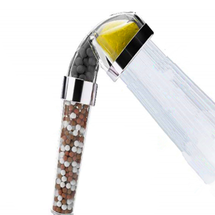 Set Granule Minerale Filtrante Format din 3 Tipuri de Pietre| Filtrare si Dedurizare Apa, Potrivire cu Para de Dus OneLucero®|Carbon Activ, Alb Portocaliu si Negru Mat [5]