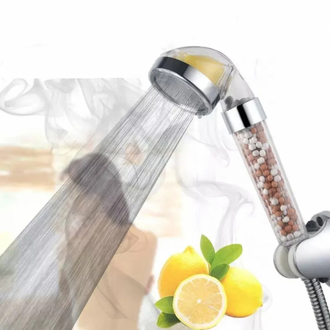 Set Granule Minerale Filtrante Format din 3 Tipuri de Pietre| Filtrare si Dedurizare Apa, Potrivire cu Para de Dus OneLucero®|Carbon Activ, Alb Portocaliu si Negru Mat [4]