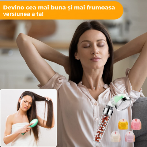 para de dus premium cu vitamina c, filtru ionic, si 4 rezerve de aroma [6]