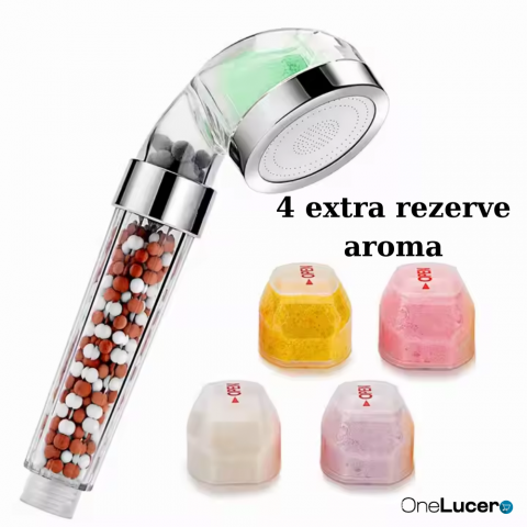 para de dus premium cu vitamina c, filtru ionic, si 4 rezerve de aroma [1]