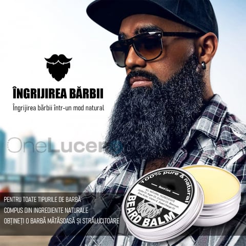 Set Premium Ingrijirea si Stimularea Cresterii Barbii| Sampon, Ser Stimulare Crestere, Ulei Hidratare, Ceara si Roller> Stimuleaza Productia de Colagen|Ingrediente Organice, Ambalaj Tip CADOU [4]