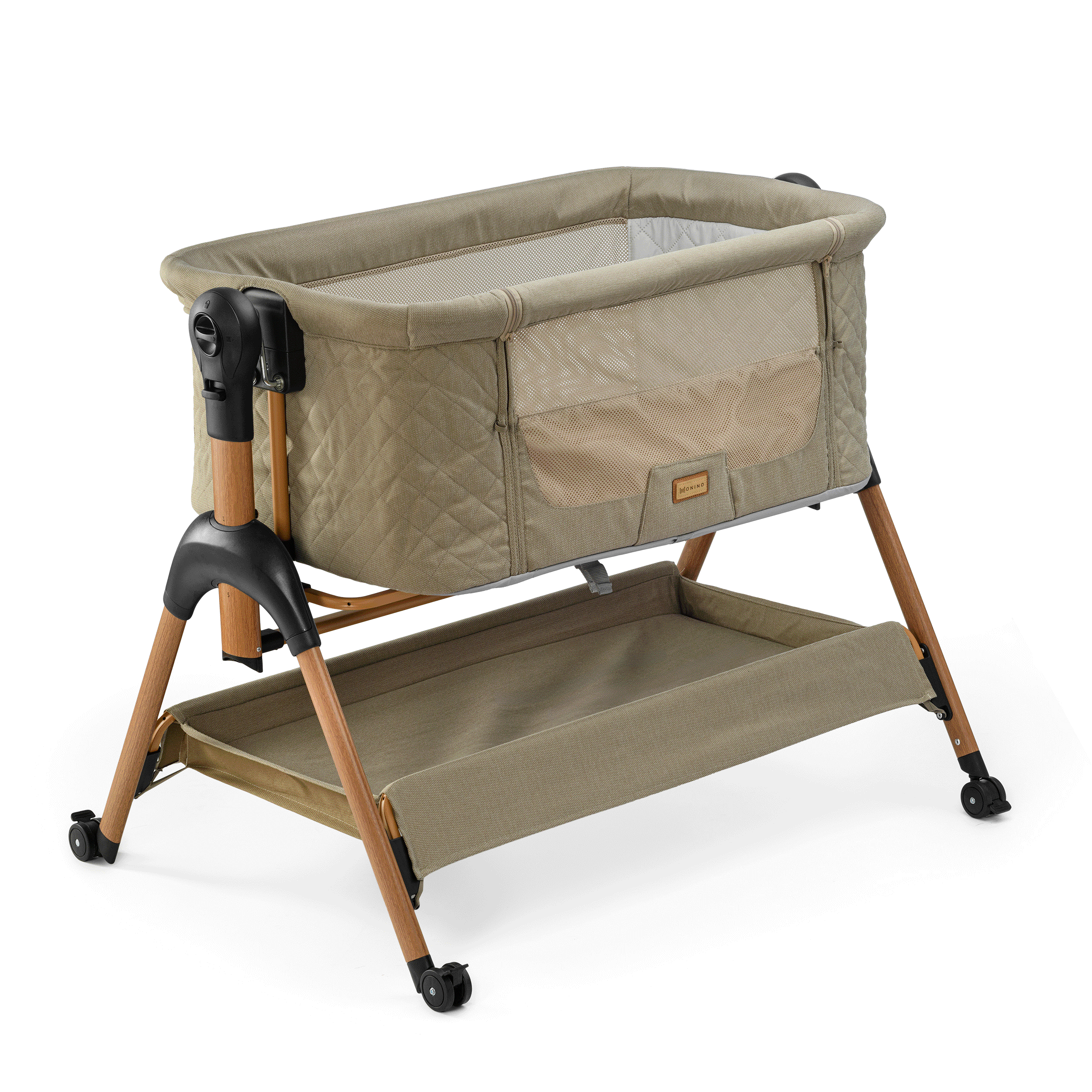 NEST.me co-sleeper crib, Misty Taupe [6]