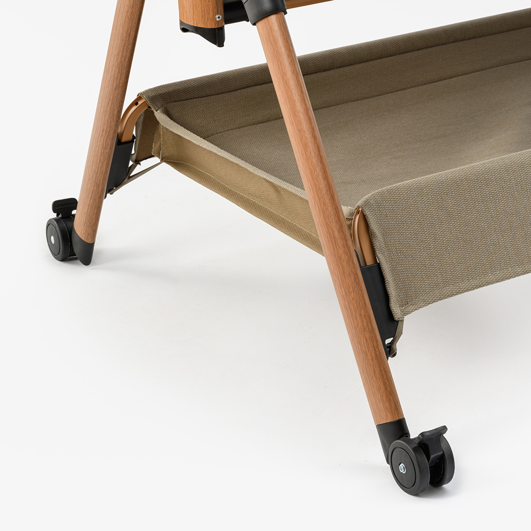 Patut co-sleeper NEST.me, Misty Taupe + GRATIS Muselina multifunctionala din bumbac 100% organic, HUG.me, Honey Gold, x1 bucata, 120 x 120 cm, certificata GOTS [15]