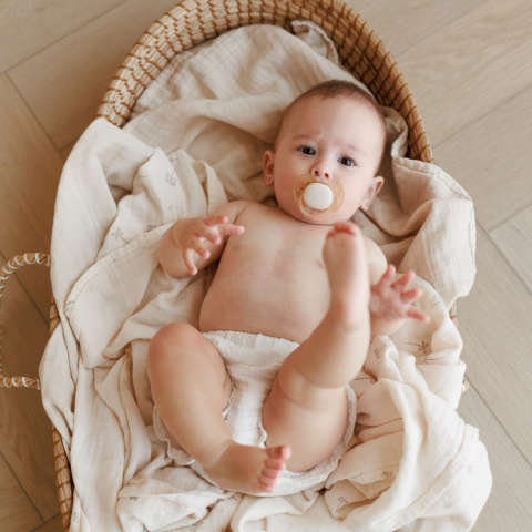 Muselina multifunctionala din bumbac 100% organic, SNUGGLE.me, Pure Life, x1 bucata, 120 x 120 cm, certificata GOTS [12]