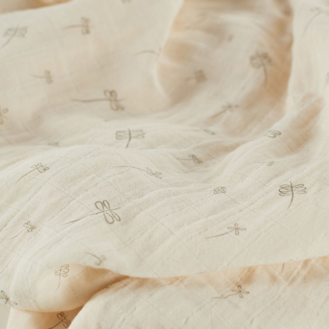 Muselina multifunctionala din bumbac 100% organic, SNUGGLE.me, Pure Life, x1 bucata, 120 x 120 cm, certificata GOTS [4]
