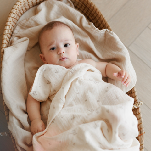 Muselina multifunctionala din bumbac 100% organic, SNUGGLE.me, Pure Life, x1 bucata, 120 x 120 cm, certificata GOTS [9]