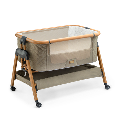Produse - Patut co-sleeper DREAM.me, Misty Taupe