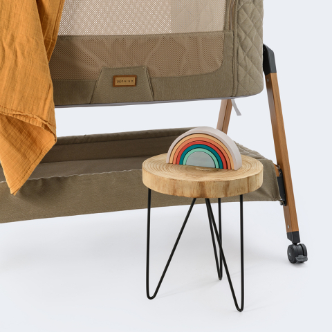 DREAM.me co-sleeper crib, Misty Taupe [13]