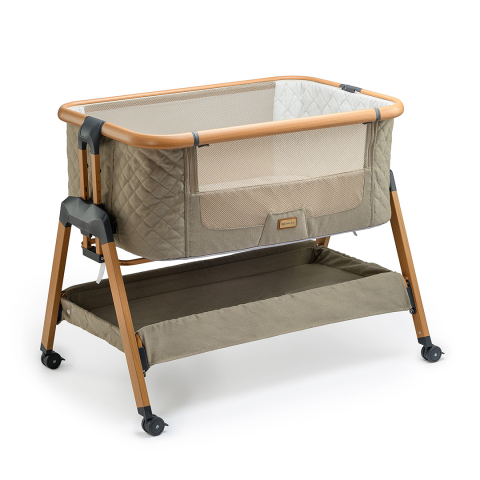 DREAM.me co-sleeper crib, Misty Taupe [3]