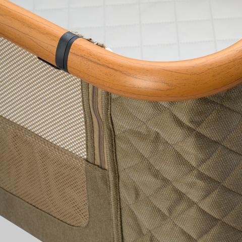 DREAM.me co-sleeper crib, Misty Taupe [10]