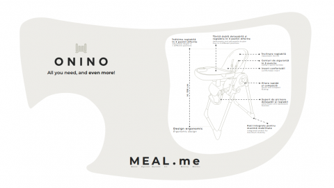 Scaun de masa Onino Meal me [4]