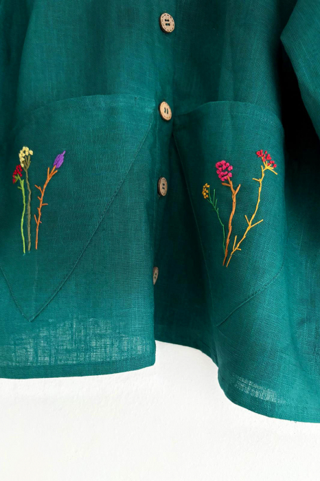 Evelyn Shirt Emerald Green [3]