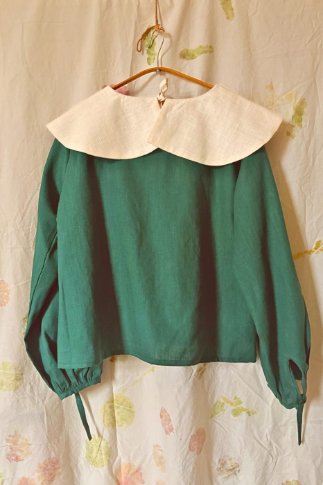 Geranium Emerald Blouse [2]