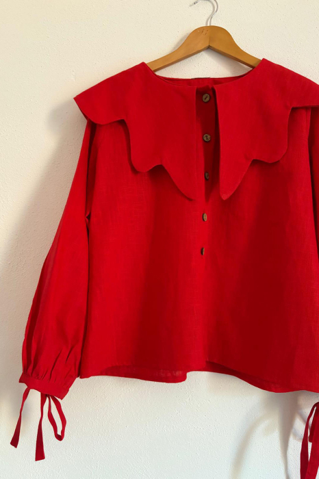 Geranium Red Blouse [2]