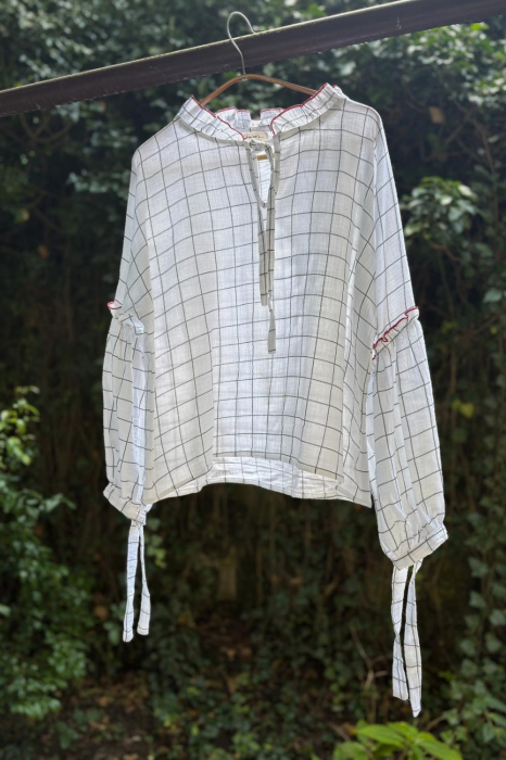 Hydrangea Blouse Jaques Blanc [3]