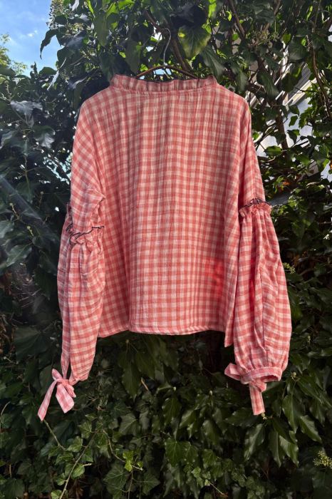 Hydrangea_Salmon_Gingham [4]