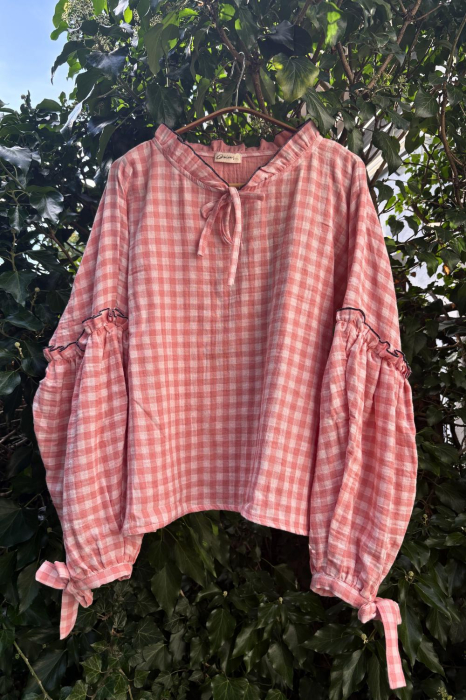 Hydrangea_Salmon_Gingham [3]