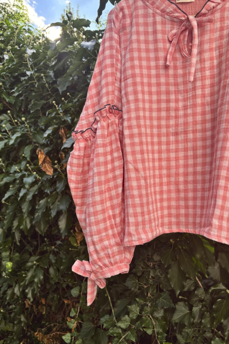 Hydrangea_Salmon_Gingham [5]