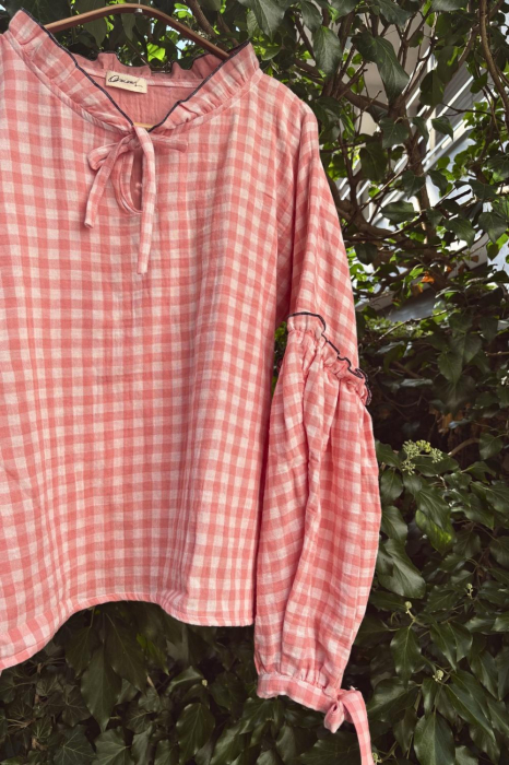 Hydrangea_Salmon_Gingham [2]