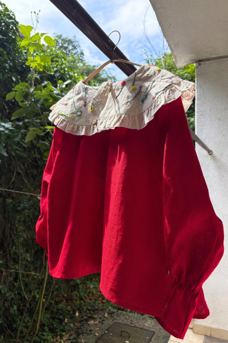 Mara Blouse Red [3]
