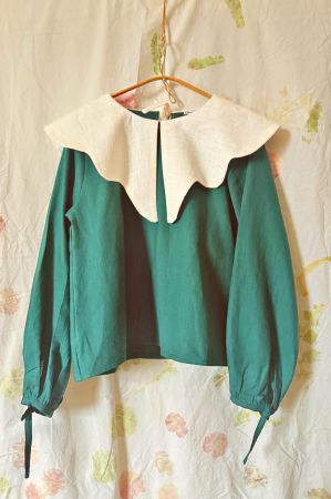 Fall/Winter 2025 - Geranium Emerald Blouse