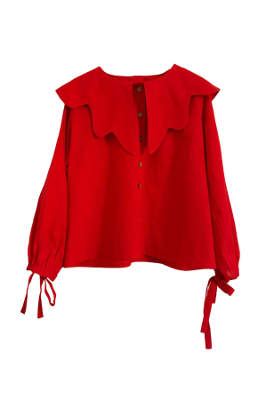 Fall/Winter 2025 - Geranium Red Blouse