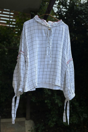Blouses - Hydrangea Blouse Jaques Blanc