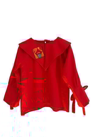 Fall/Winter 2025 - Red Amaranthus Blouse