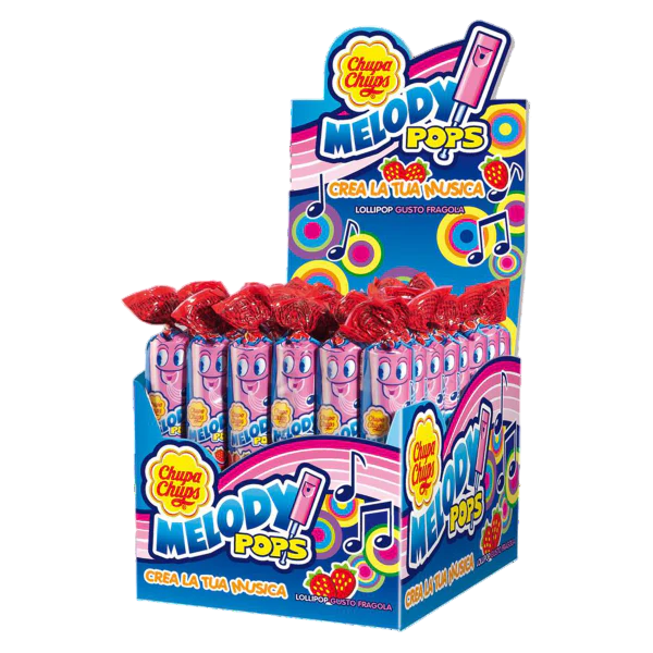 Acadele Chupa Chups Music Pop candy - cu fluier 48 bucati x 15g [1]