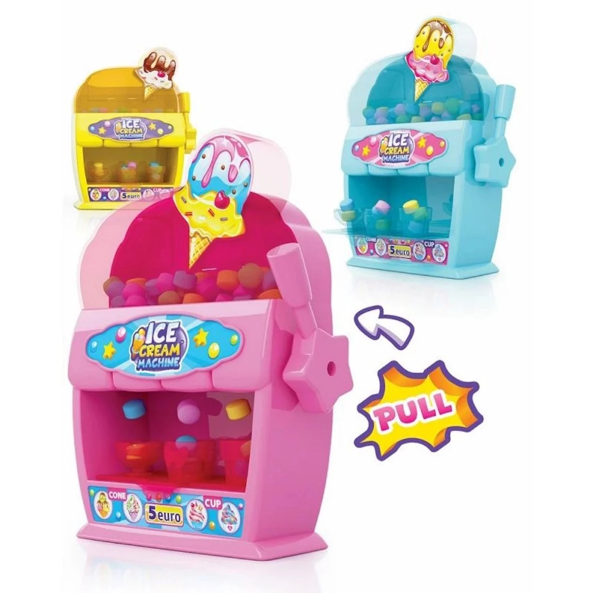 Johny Bee Ice Cream Machine - Jucarie Masina de facut inghetata cu drajeuri colorate 12 bucati x 8g [2]