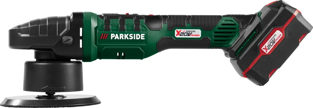 Mașină de Lustruit si Polisat cu acumulator PARKSIDE® 20 V »PPMAS 20-Li A2«, cu acumulator de 4 Ah și încărcător [2]
