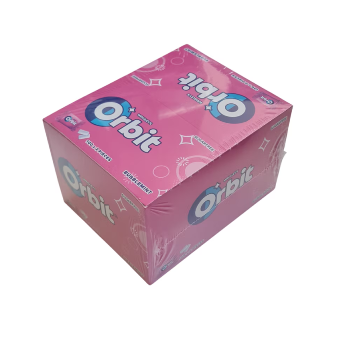 ORBIT Bubblemint Duo - Guma de mestecat, 2 pastile x 100 bucati [2]