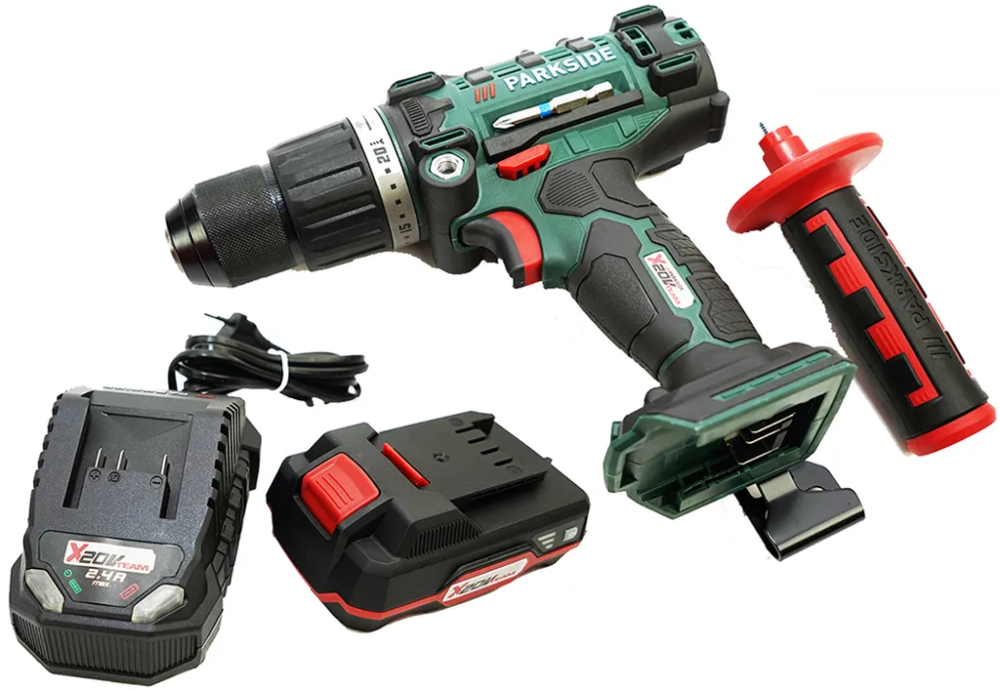 PARKSIDE 20 V Bormașină cu impact pe acumulator PSBSA 20-Li, include acumulator (2Ah) și încărcător (2,4A) [6]