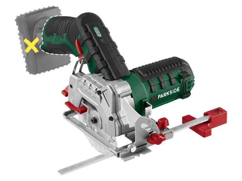 PARKSIDE Fierăstrău circular cu acumulator 12 V »PHKSA 12 B3«:, fără acumulator și încărcător [8]