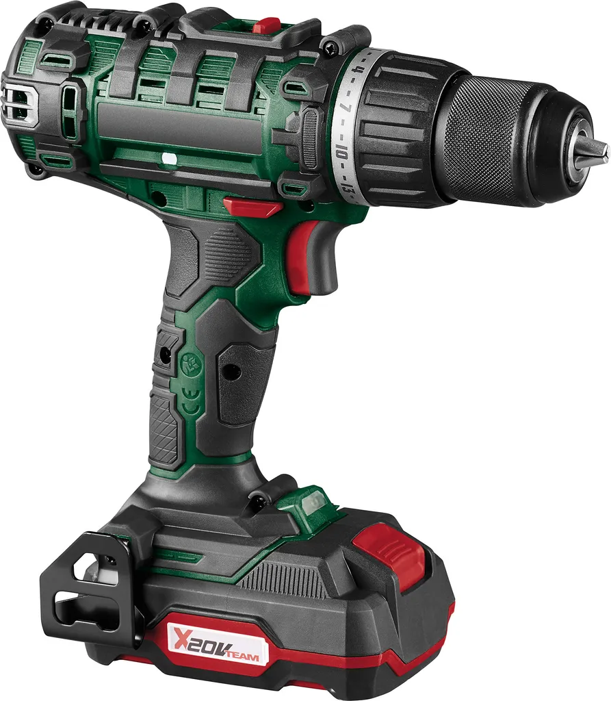 PARKSIDE Masina de insurubat si gaurit 20 V »PABS 20-Li G8«, cu acumulator, încărcător și set de accesorii [10]