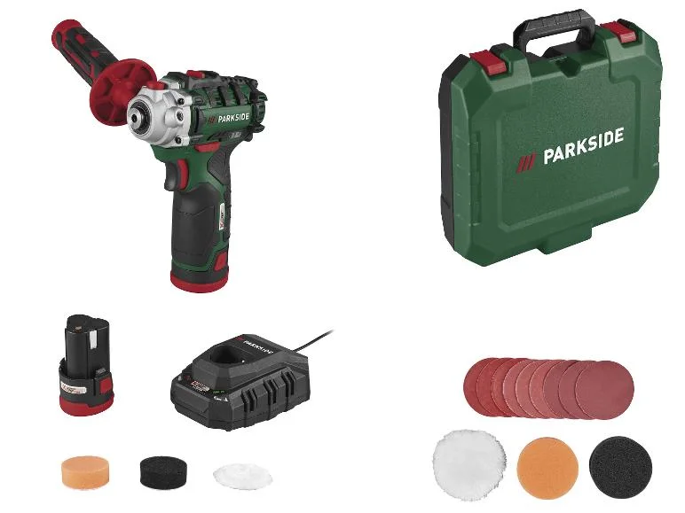 PARKSIDE Masina de polisat 12 V »PAAP 12 F6«, cu acumulator – cu încărcător [7]