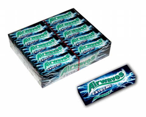 Guma de mestecat - Guma de mestecat Airwaves Extreme 30 bucati x 14g